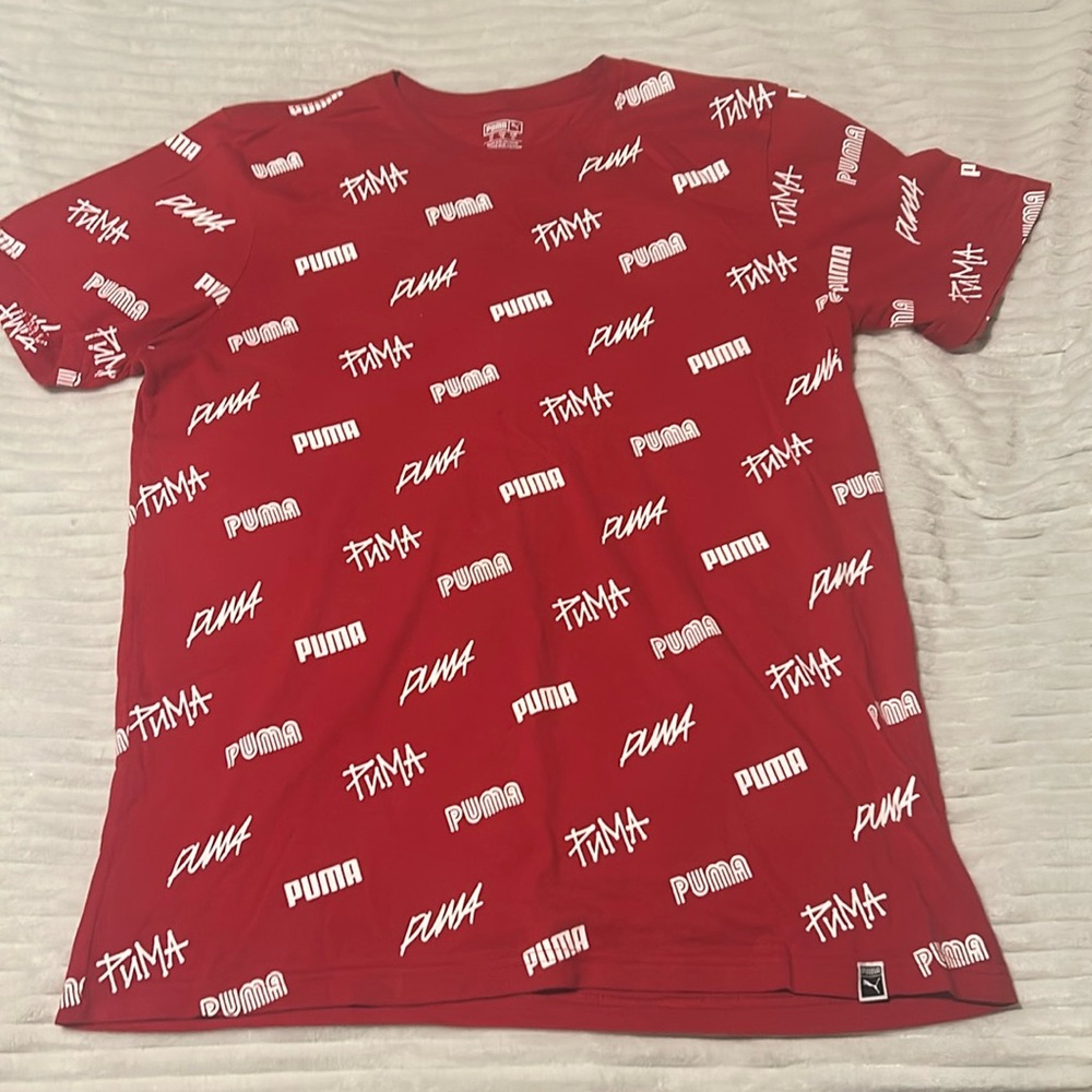 Puma shirt, cotton, red